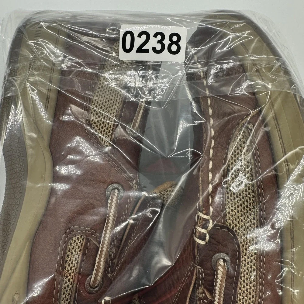 Bass Baron III Shoes Mens Size 13 Brown‎ Leather Slip On Casual Boat Loafers